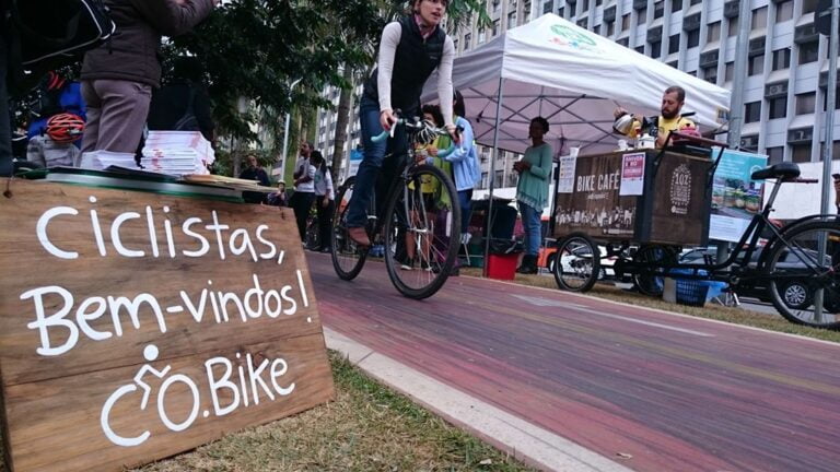 Bike lane São Paulo